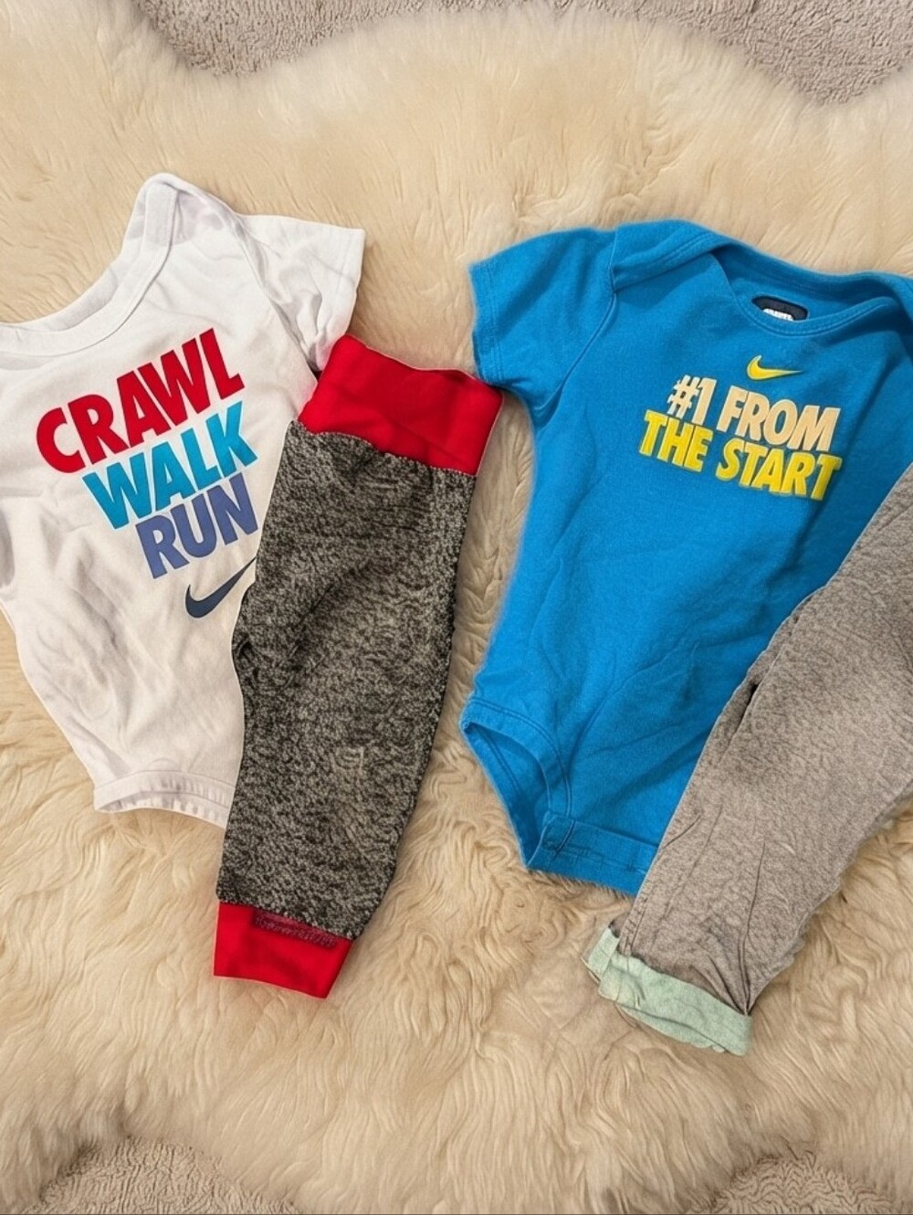 Nike 9-12M Bodysuits And Comfy Pants